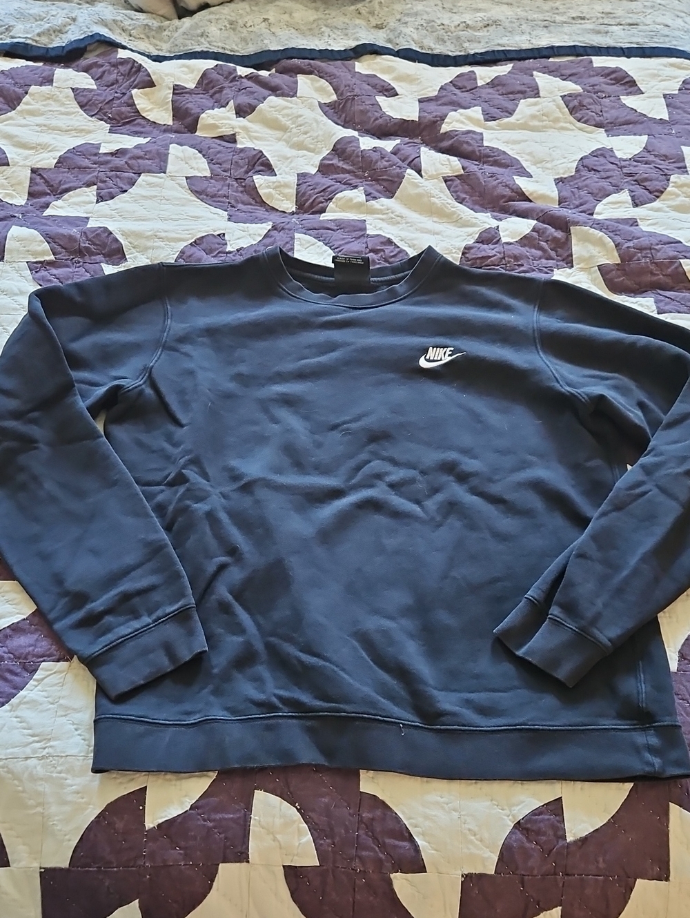 Nike Black Crewneck Sweatshirt